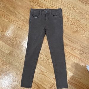 Off-brown soft jegging/pant
